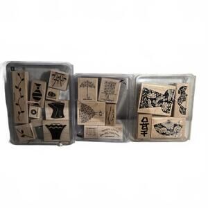Stampin' Up! / Assorted Stamp Sets x3 / Whimiscal Decor & Japan